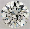 Diamante Natural 0.40 quilates, Redondo , Color L, claridad IF y certificado GIA