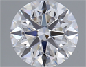 Del inventario de diamantes de laboratorio, 1.25 quilates, Redondo , Color D, claridad VVS2 y certificado IGI