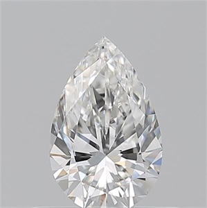 Picture of Natural Diamond 0.50 Carats, Pear with  Cut, G Color, VS2 Clarity and Certified by GIA