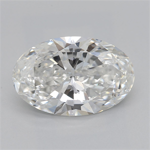 Picture of Natural Diamond 2.30 Carats, Oval with  Cut, G Color, VS1 Clarity and Certified by GIA