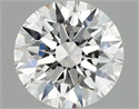 Del inventario de diamantes de laboratorio, 2.10 quilates, Redondo , Color F, claridad VVS2 y certificado IGI