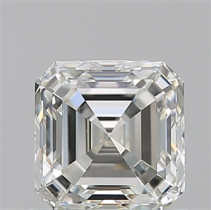 Foto Diamante Natural 0.90 quilates, Asscher , Color J, claridad VVS2 y certificado GIA de