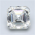 Diamante Natural 1.80 quilates, Asscher , Color H, claridad VS1 y certificado GIA