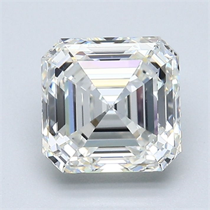 Foto Diamante Natural 1.80 quilates, Asscher , Color H, claridad VS1 y certificado GIA de