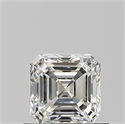 Natural Diamond 0.70 Carats, Asscher with  Cut, G Color, VVS1 Clarity and Certified by GIA