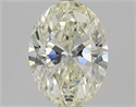 Natural Diamond 1.71 Carats, Oval with  Cut, M Color, SI2 Clarity and Certified by GIA