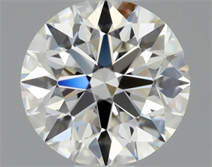Foto Diamante Natural 0.51 quilates, Redondo , Color H, claridad IF y certificado GIA de