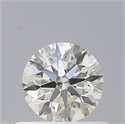 Natural Diamond 0.40 Carats, Round with Excellent Cut, H Color, VS2 Clarity and Certified by IGI