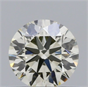 Natural Diamond 0.43 Carats, Round with Excellent Cut, L Color, VS2 Clarity and Certified by IGI