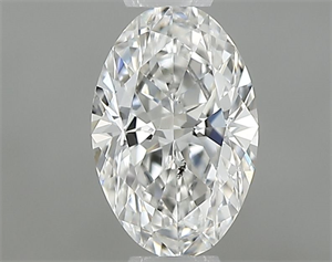 Picture of Natural Diamond 0.31 Carats, Oval with  Cut, F Color, SI2 Clarity and Certified by GIA