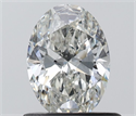 Diamante Natural 0.62 quilates, Ovalado , Color H, claridad SI1 y certificado IGI