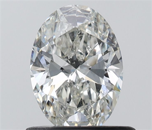 Foto Diamante Natural 0.62 quilates, Ovalado , Color H, claridad SI1 y certificado IGI de