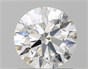 Natural Diamond 1.05 Carats, Round with Excellent Cut, H Color, SI1 Clarity and Certified by GIA