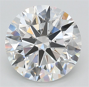 Picture of Lab Grown Diamond 3.66 Carats, Round with Ideal Cut, D Color, VVS1 Clarity and Certified by IGI