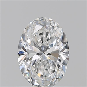 Picture of Natural Diamond 0.51 Carats, Oval with  Cut, E Color, VVS2 Clarity and Certified by GIA