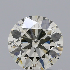 Picture of Natural Diamond 0.70 Carats, Round with Excellent Cut, J Color, SI1 Clarity and Certified by IGI