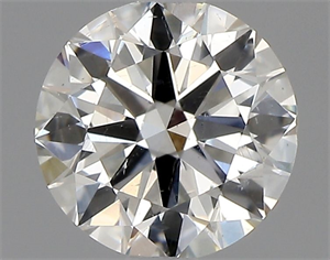 Picture of Natural Diamond 0.80 Carats, Round with Excellent Cut, I Color, SI2 Clarity and Certified by GIA