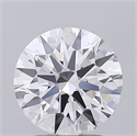 Del inventario de diamantes de laboratorio, 2.50 quilates, Redondo , Color E, claridad VVS2 y certificado IGI