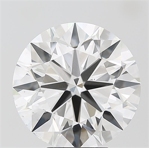 Picture of Lab Grown Diamond 6.83 Carats, Round with Ideal Cut, F Color, VS2 Clarity and Certified by IGI