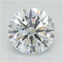 Lab Grown Diamond 1.23 Carats, Round with Excellent Cut, D Color, VS1 Clarity and Certified by IGI