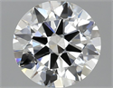 Natural Diamond 2.05 Carats, Round with Excellent Cut, H Color, VS2 Clarity and Certified by GIA