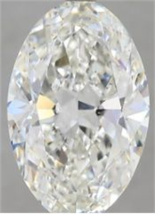 Foto Diamante Natural 4.01 quilates, Ovalado , Color I, claridad SI1 y certificado GIA de