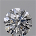 Natural Diamond 0.41 Carats, Round with Excellent Cut, D Color, VS1 Clarity and Certified by GIA