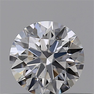 Picture of Natural Diamond 0.41 Carats, Round with Excellent Cut, D Color, VS1 Clarity and Certified by GIA