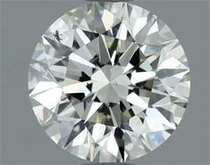 Foto Diamante Natural 0.90 quilates, Redondo , Color J, claridad SI1 y certificado IGI de