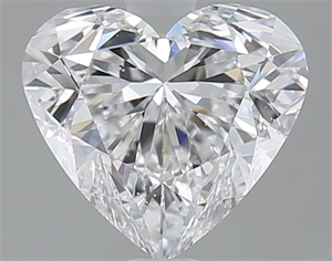 Picture of Natural Diamond 2.00 Carats, Heart with  Cut, D Color, SI1 Clarity and Certified by GIA