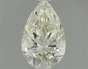 Picture of Natural Diamond 0.84 Carats, Pear with  Cut, L Color, IF Clarity and Certified by IGI
