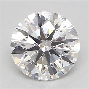 Picture of Natural Diamond 0.51 Carats, Round with Excellent Cut, E Color, SI1 Clarity and Certified by GIA