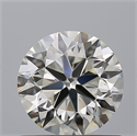Natural Diamond 0.90 Carats, Round with Very Good Cut, J Color, VS1 Clarity and Certified by GIA