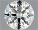 Natural Diamond 0.91 Carats, Round with Excellent Cut, H Color, SI1 Clarity and Certified by GIA