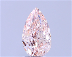 Picture of Lab Grown Diamond 2.51 Carats, Pear with  Cut, Fancy Intense Pink Color, VS2 Clarity and Certified by IGI