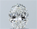 Diamante Natural 0.70 quilates, Ovalado , Color F, claridad VVS2 y certificado GIA