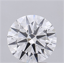 Lab Grown Diamond 1.94 Carats, Round with Ideal Cut, D Color, VVS2 Clarity and Certified by IGI
