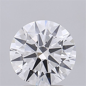Picture of Lab Grown Diamond 1.94 Carats, Round with Ideal Cut, D Color, VVS2 Clarity and Certified by IGI