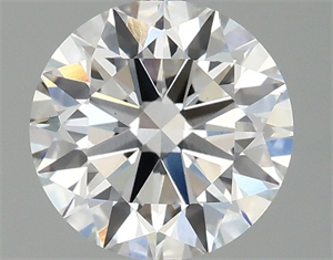 Picture of Lab Grown Diamond 1.45 Carats, Round with Excellent Cut, E Color, VS1 Clarity and Certified by IGI