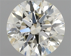 Picture of Natural Diamond 0.50 Carats, Round with Excellent Cut, L Color, SI1 Clarity and Certified by GIA