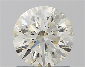 Picture of Natural Diamond 1.10 Carats, Round with Excellent Cut, J Color, VS2 Clarity and Certified by IGI
