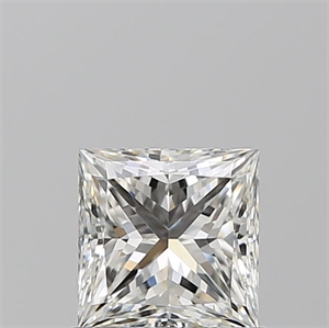 Picture of Natural Diamond 0.90 Carats, Princess with  Cut, H Color, VVS2 Clarity and Certified by GIA