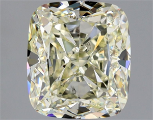 Foto Diamante Natural 1.76 quilates, Del cojín , Color N, claridad SI1 y certificado GIA de