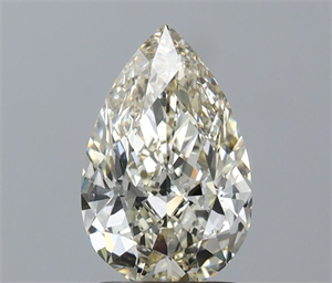 Picture of Natural Diamond 1.51 Carats, Pear with  Cut, J Color, VVS1 Clarity and Certified by IGI