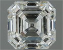 Natural Diamond 1.00 Carats, Asscher with  Cut, J Color, SI1 Clarity and Certified by IGI