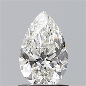 Picture of Natural Diamond 0.80 Carats, Pear with  Cut, H Color, VVS1 Clarity and Certified by GIA