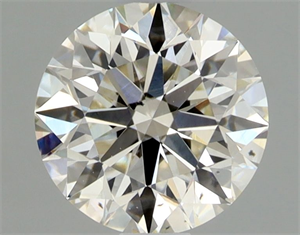 Picture of Natural Diamond 0.80 Carats, Round with Excellent Cut, K Color, SI1 Clarity and Certified by GIA