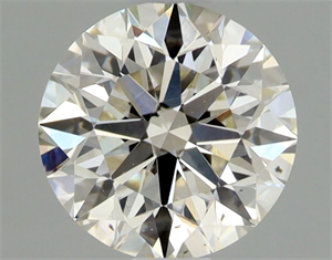 Picture of Natural Diamond 0.80 Carats, Round with Excellent Cut, K Color, SI1 Clarity and Certified by GIA