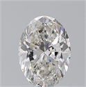 Natural Diamond 1.50 Carats, Oval with  Cut, H Color, SI2 Clarity and Certified by GIA