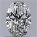 Diamante Natural 0.50 quilates, Ovalado , Color H, claridad VVS2 y certificado GIA